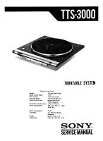 Sony TTS-3000 - Service Manual 